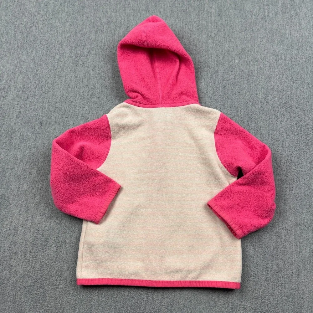 The North Face Jacket Baby Girl 6-12‎ Months Pink Glacier Fleece Hoodie Pullover
